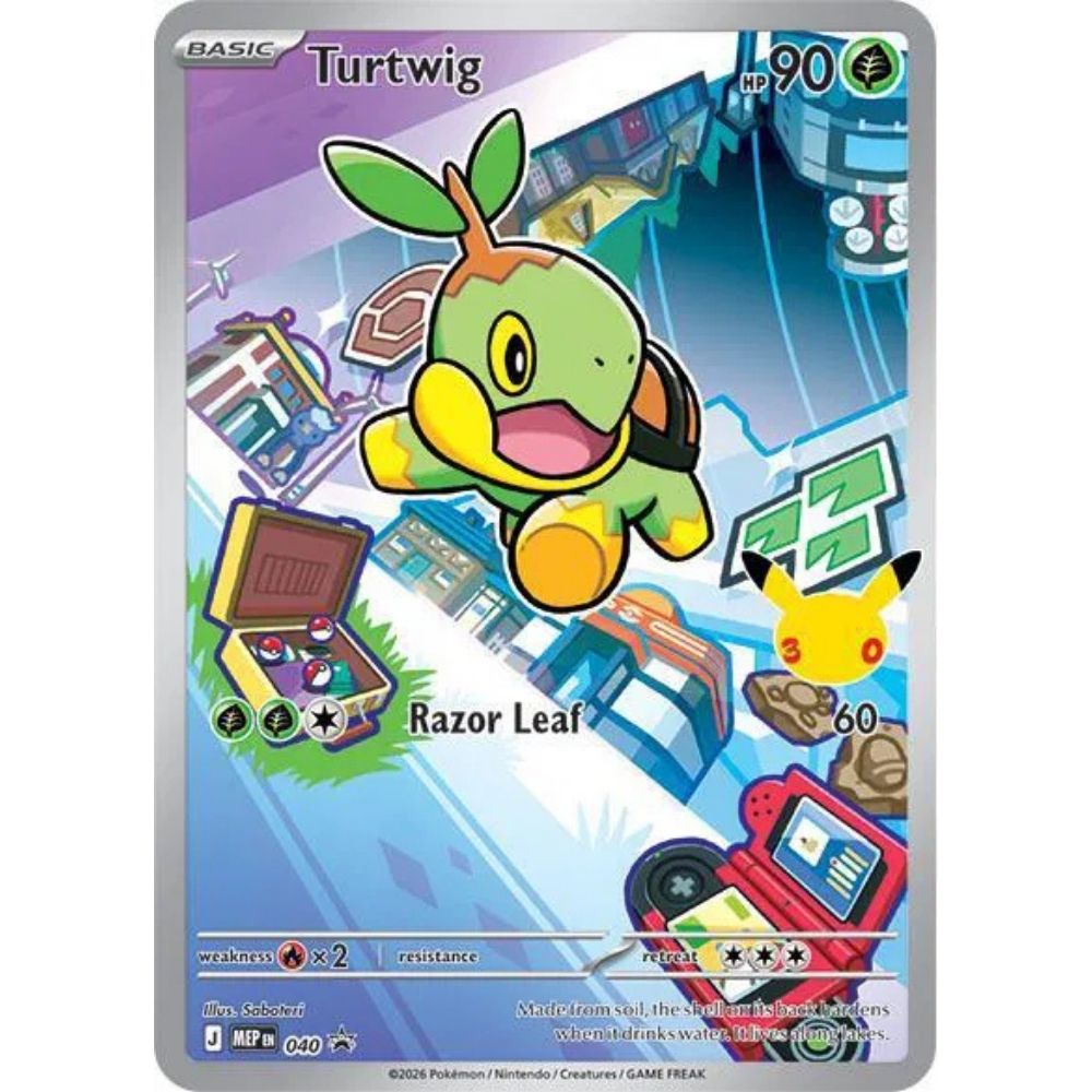 Turtwig –  040  –  Black Star Promo