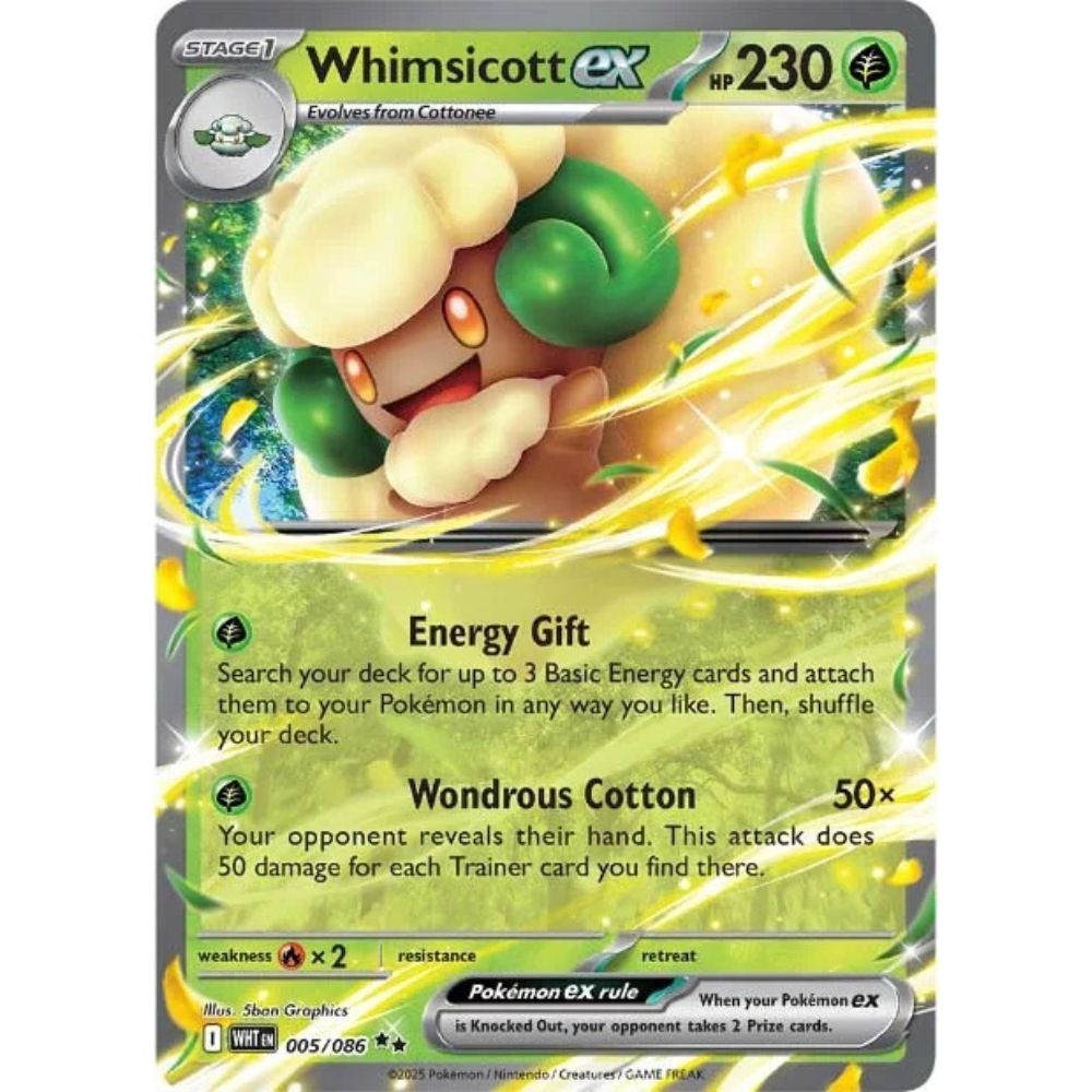 Whimsicott ex  –  005/086  –  White Flare