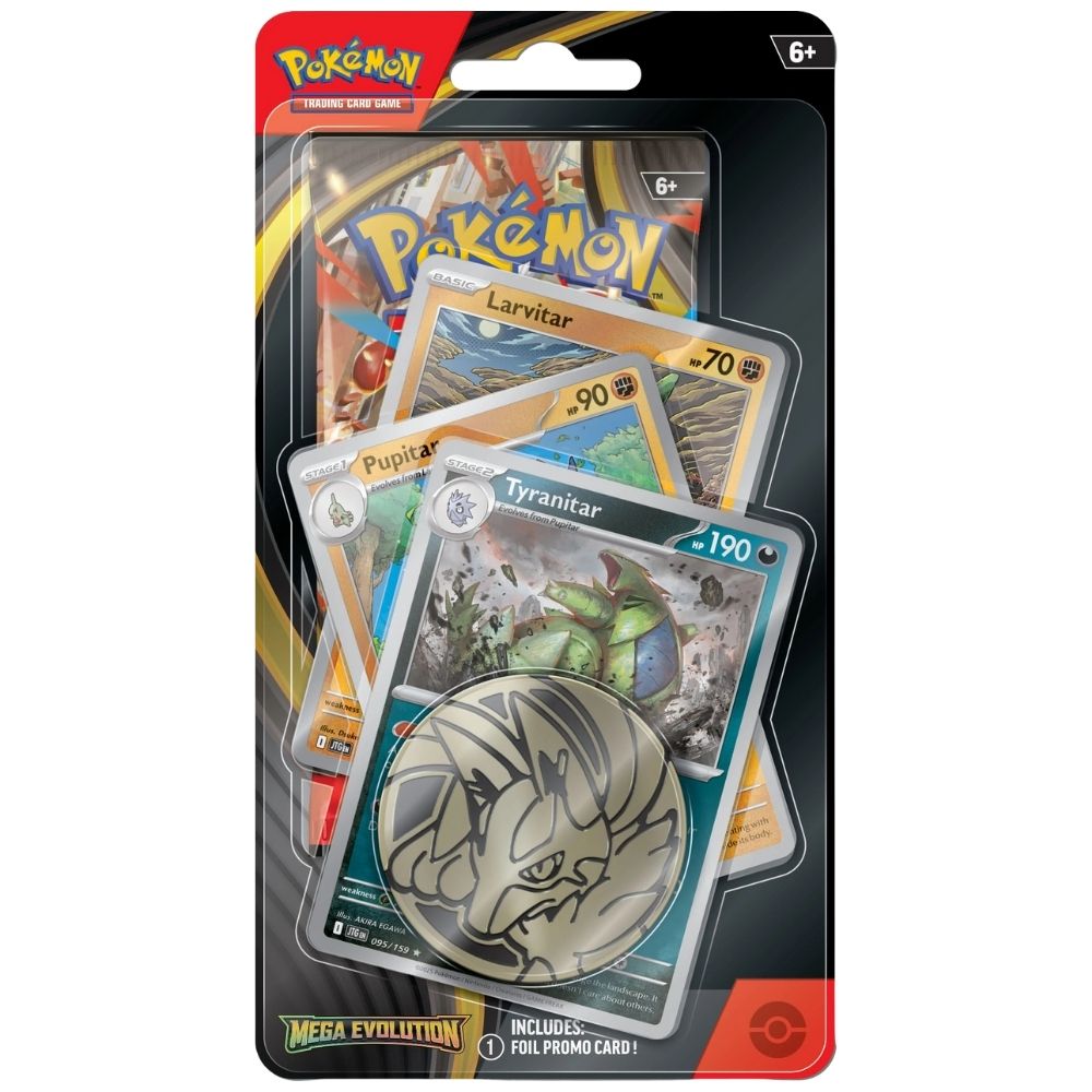 Pokémon: Mega Evolution Premium Checklane Blister – Tyranitar