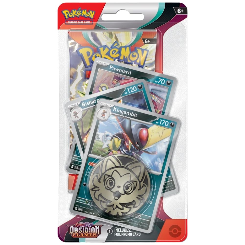 Pokémon: Obsidian Flames Premium Checklane Blister Pack - Kingambit